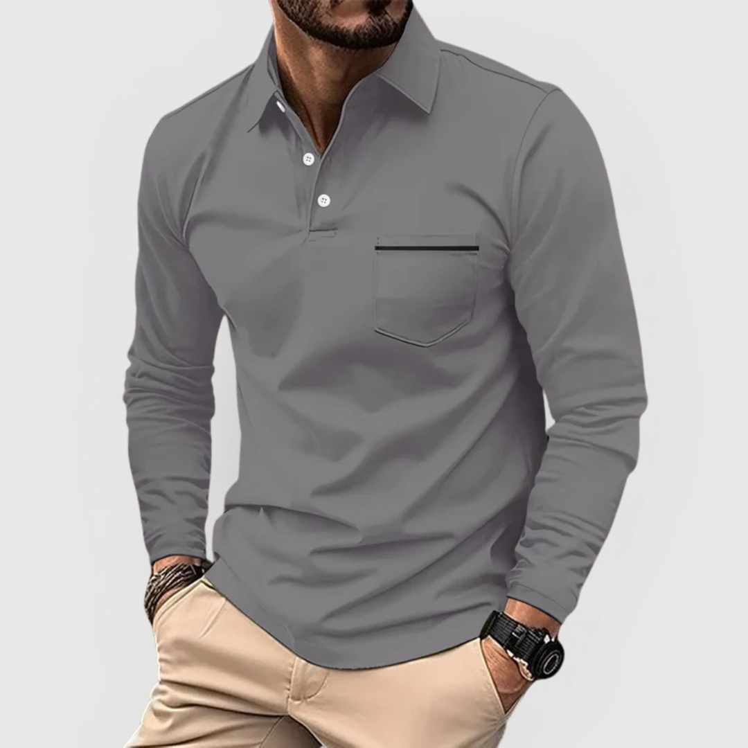 Raffaele™ | Polo elegante e comoda con taschino pratico