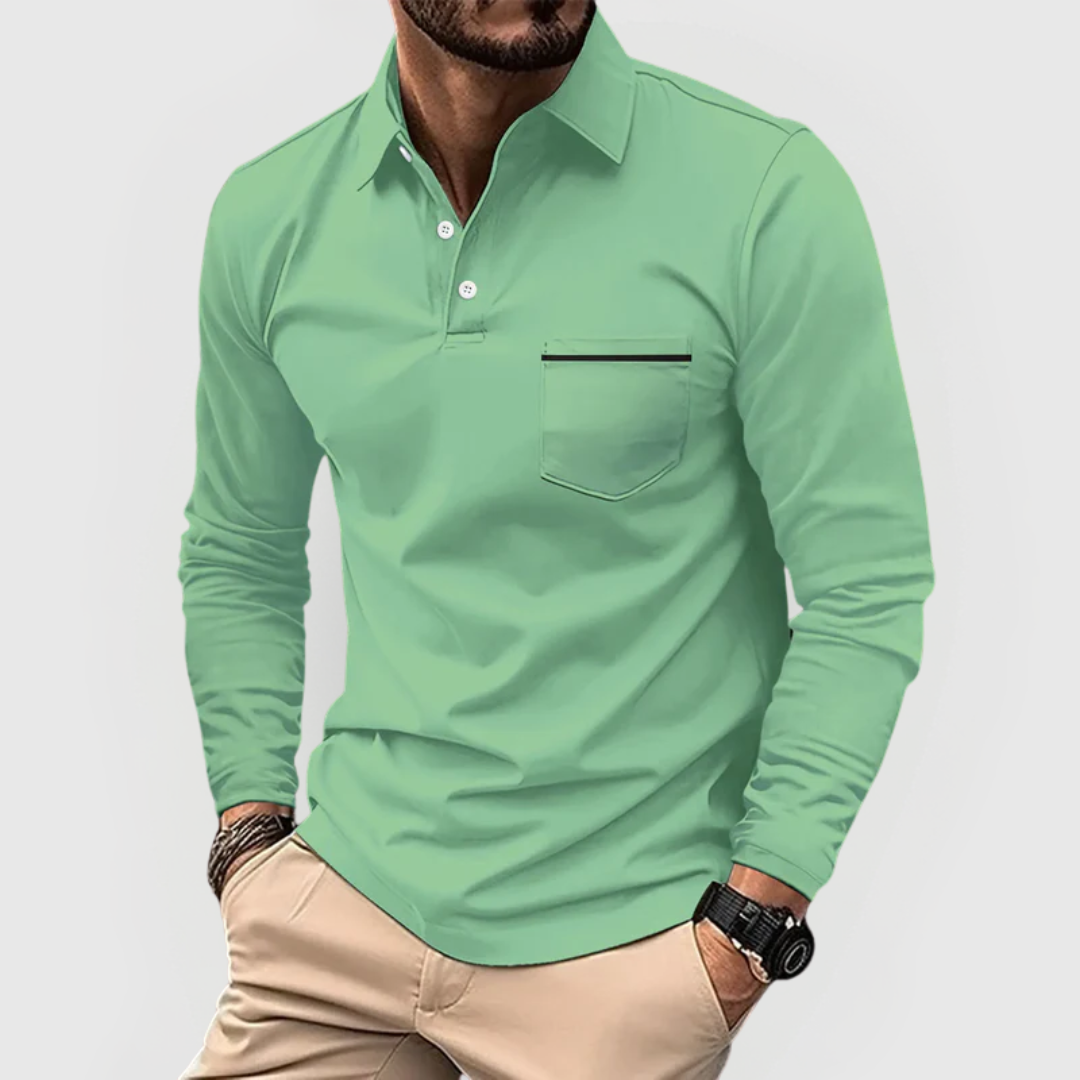 Raffaele™ | Polo elegante e comoda con taschino pratico