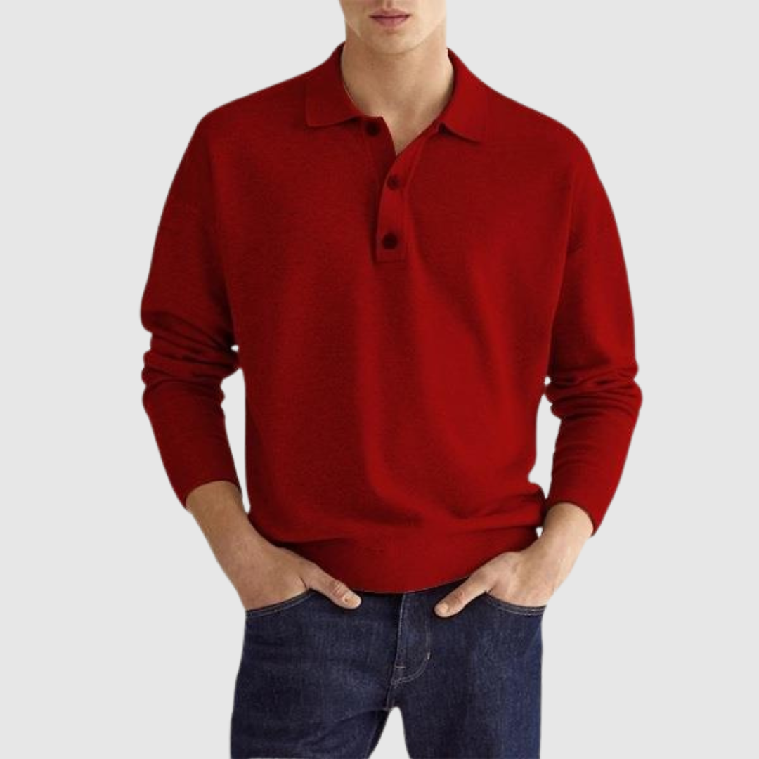 Aldo™ | Polo a maniche lunghe premium