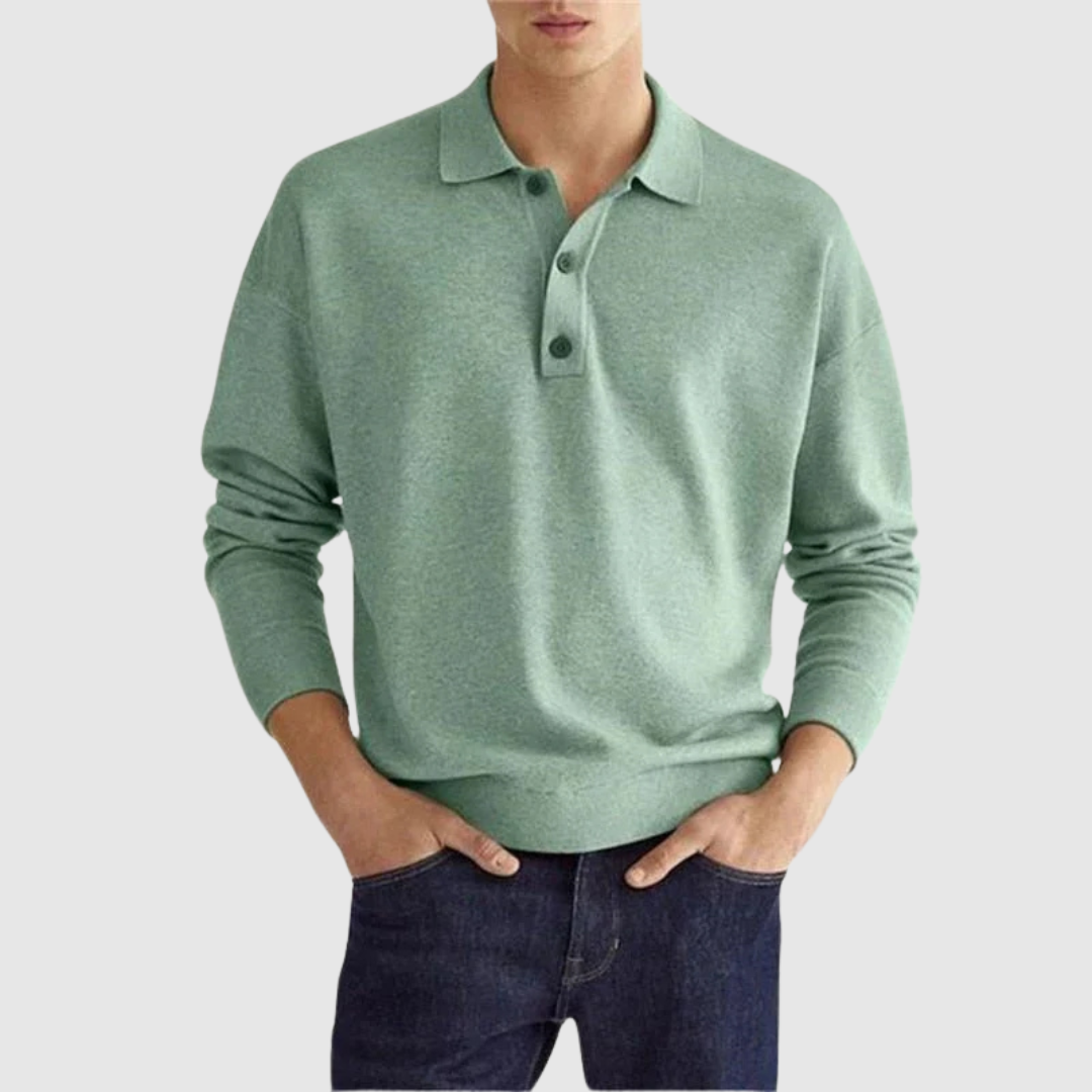 Aldo™ | Polo a maniche lunghe premium
