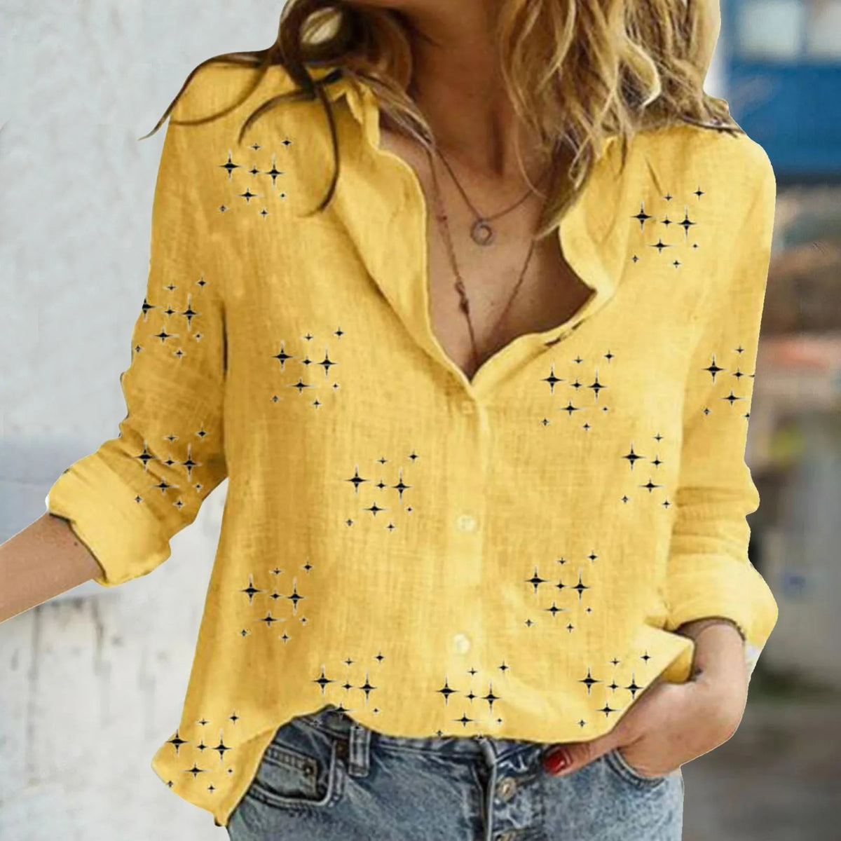 Vera Classe™ | CAMICIA CON DETTAGLI STELLARI