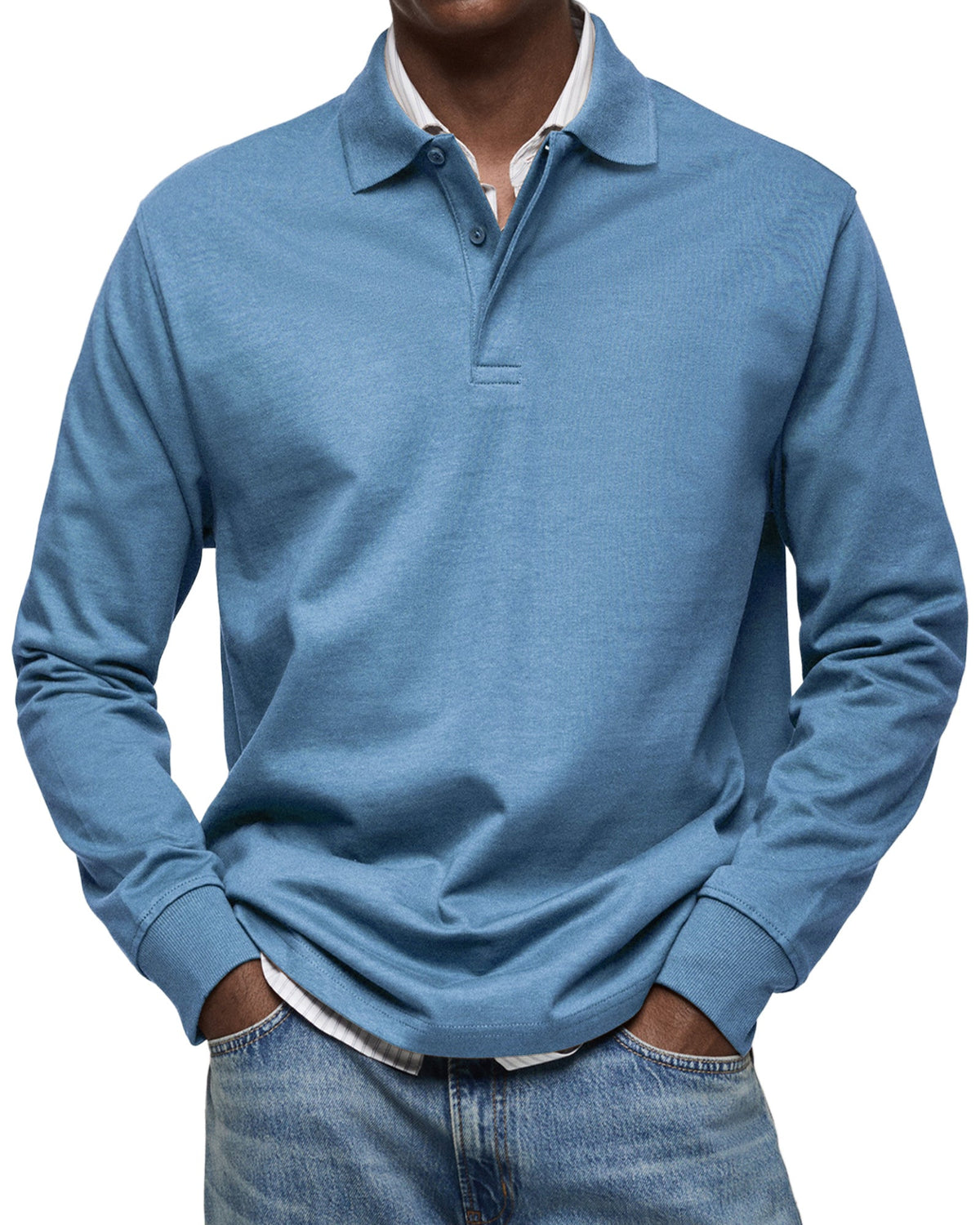 Antonio™ | Polo casual a maniche lunghe