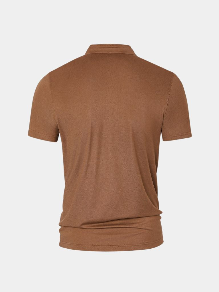 Enzo™ | La Polo con Collo alla Coreana d’Eleganza Moderna