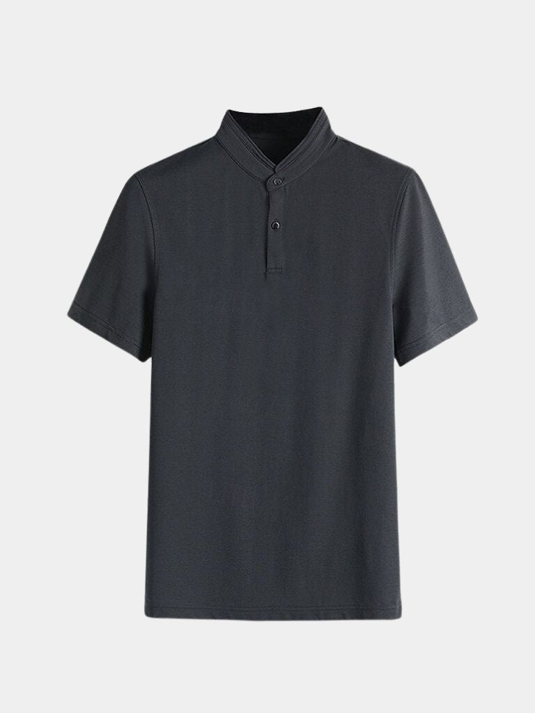 Enzo™ | La Polo con Collo alla Coreana d’Eleganza Moderna