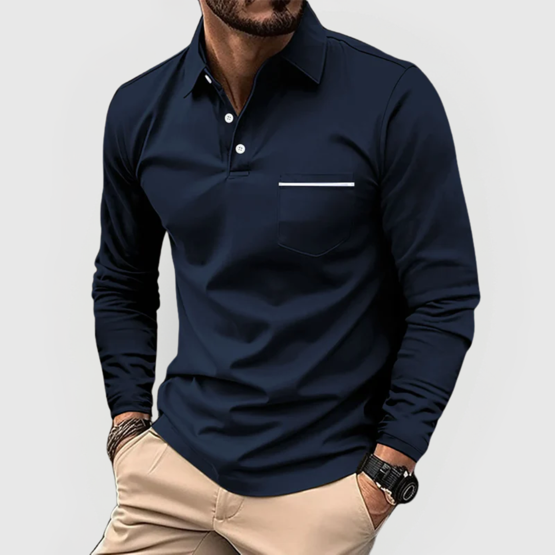 Raffaele™ | Polo elegante e comoda con taschino pratico