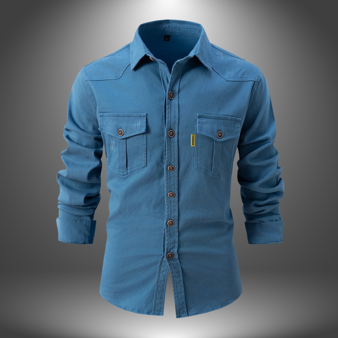 Vera Classe™ | Camicia a Maniche Lunghe Sartoriale