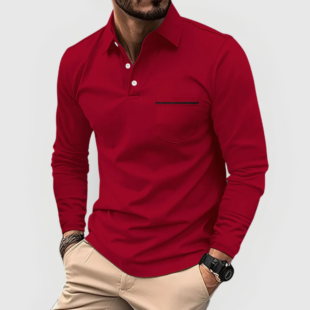 Raffaele™ | Polo elegante e comoda con taschino pratico