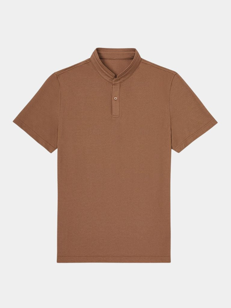 Enzo™ | La Polo con Collo alla Coreana d’Eleganza Moderna