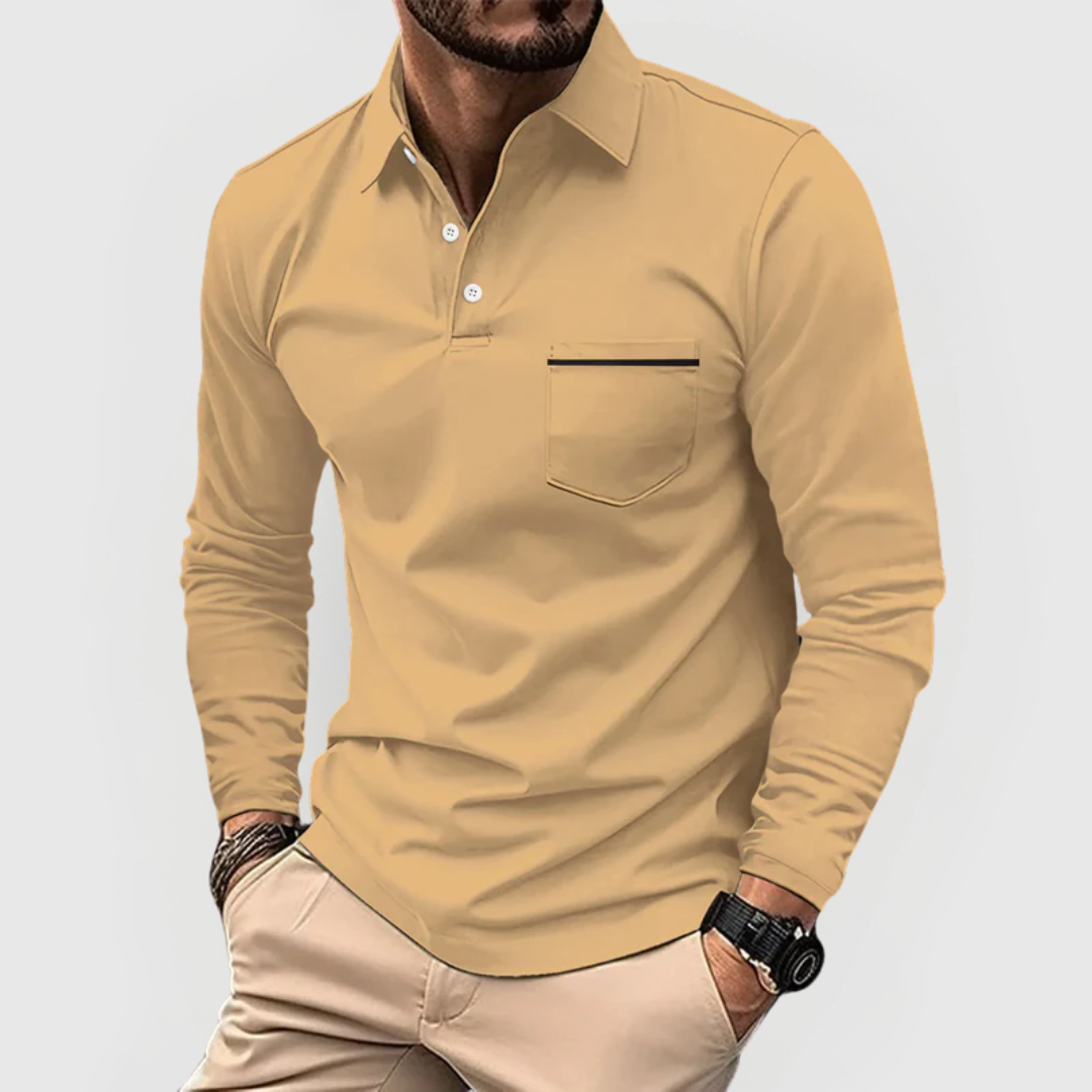 Raffaele™ | Polo elegante e comoda con taschino pratico