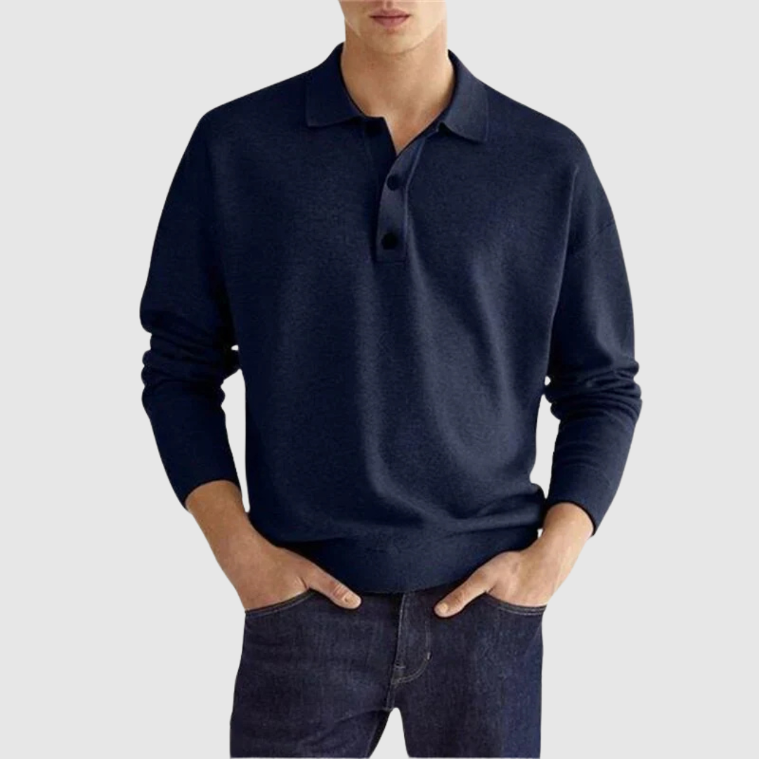 Aldo™ | Polo a maniche lunghe premium