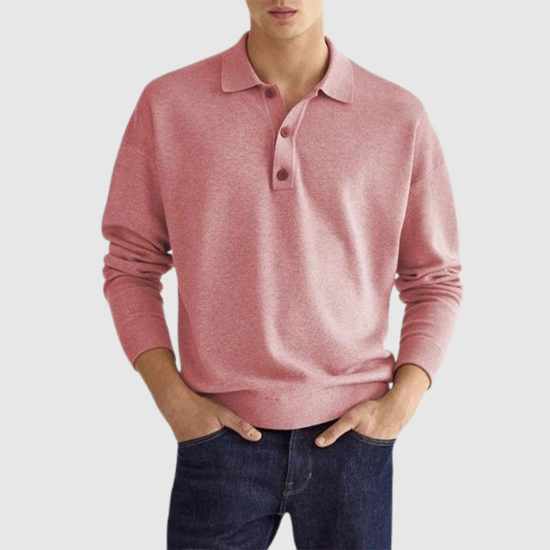 Aldo™ | Polo a maniche lunghe premium