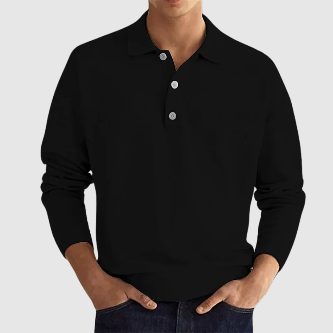 Aldo™ | Polo a maniche lunghe premium